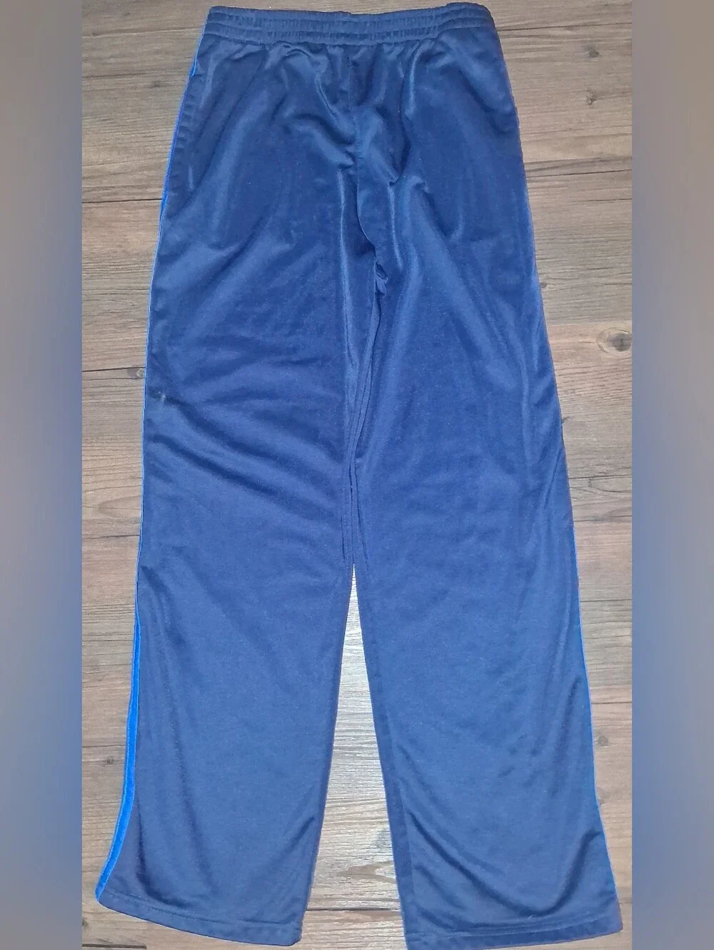 Kids Navy Blue Athletic Track Pants
